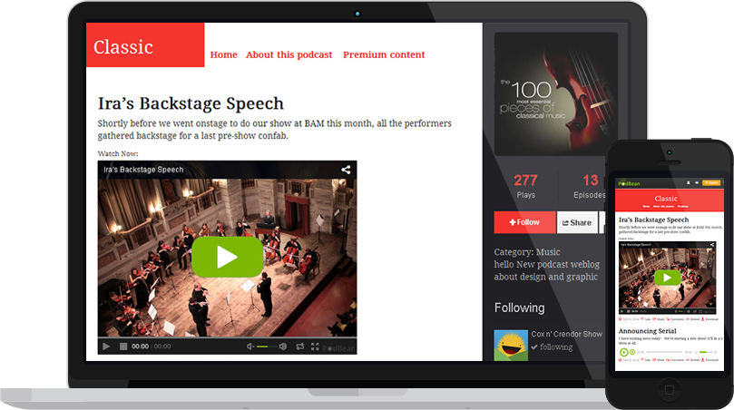 Your all-in-one podcasting solution